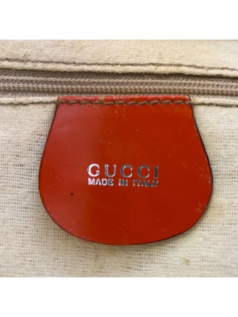 Gucci Shoulder Bag Enamel Orange GG Party - Picture 12 of 15